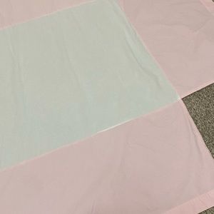 Pottery Barn Pink Velvet Crib Skirt